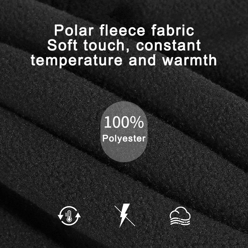 cheap black motorcycle full face polar fleece balaclava for ski