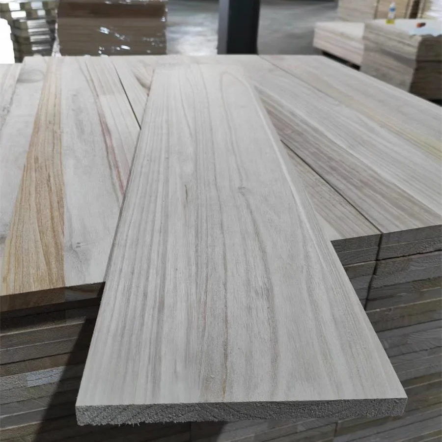 Wood coffin panel materials custom paulownia wood board paulownia wood price m3