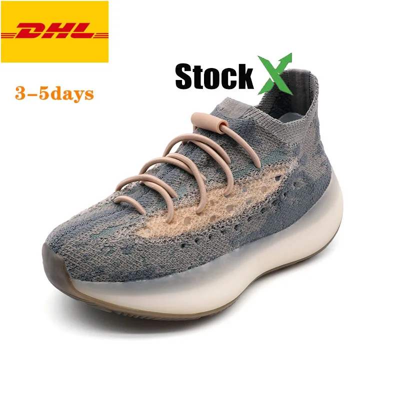 
Putian factory 1:1 Original Quality Yeezy 380 Pepper Onyx Mist Alien Black Sports Sneaker Running Shoes with Shoe Box 
