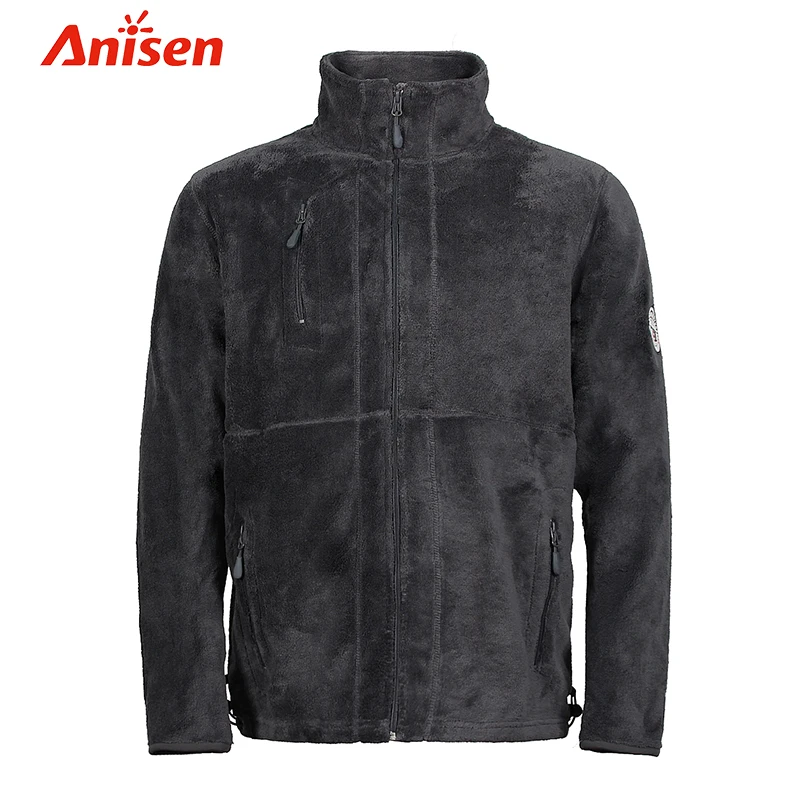 High Quality Ecofriendly Comfortable Your brand Fleece Jacket Men, Custom label Outdoor Fleece Jacket