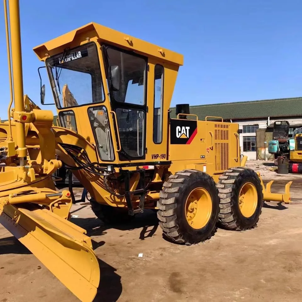 Японское тяжелое оборудование caterpillar 140k автогрейдер продал более низкую цену на строительную технику