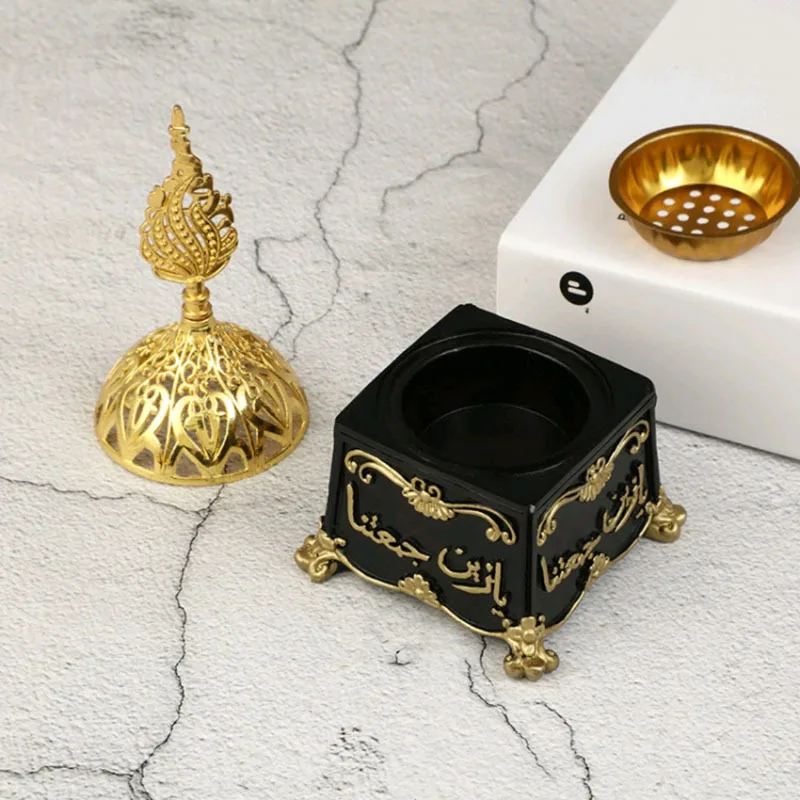 Middle Eastern Arabic resin aromatherapy oven ornaments creative modern and simple hollow Incense burner