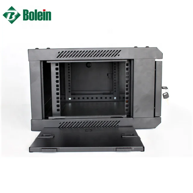 BOLEIN Standard 19Inch 22U Floor-stand Glass Door Lock Network Server Rack Cabinet  18U - 42U Rack