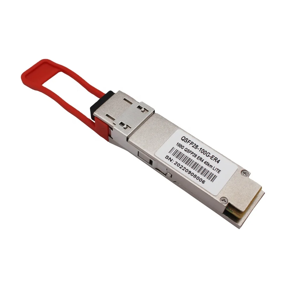 SFP28-100G-ER4-Lite совместимый 100G 1310 нм 30 км DOM LC SMF оптический модуль приемопередатчика