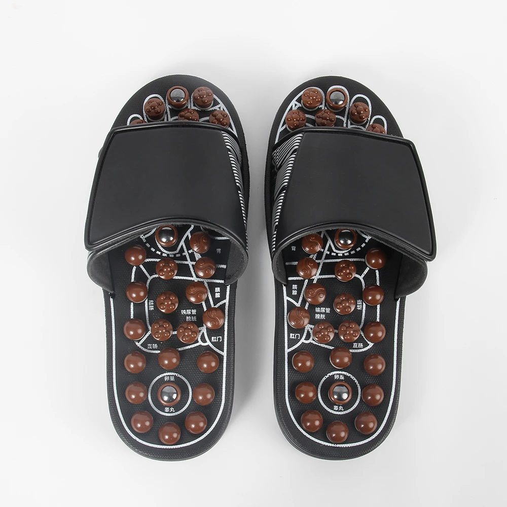 Good Performance Spring Magnet Health care Jade-stone Acupressure Massage Slipper