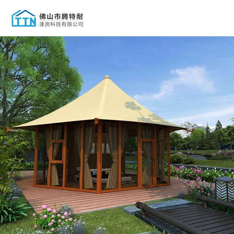 
Glamping eco-friendly house desert resort camping tent luxury large hotel tents for sale 