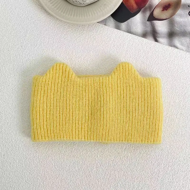 GEERDENG 2024 New Bestseller Fashion Crochet Turban Knitted Wool Hairband Outdoor Sporty Warm Wool Headband Head Wrap For Lady