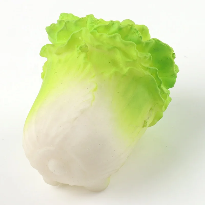 Wholesale TPR Japan Vegetable dog Stress relief Squeeze toy for gifts Cabbage Dog Fidget Sensory Toy for Kids And Adults