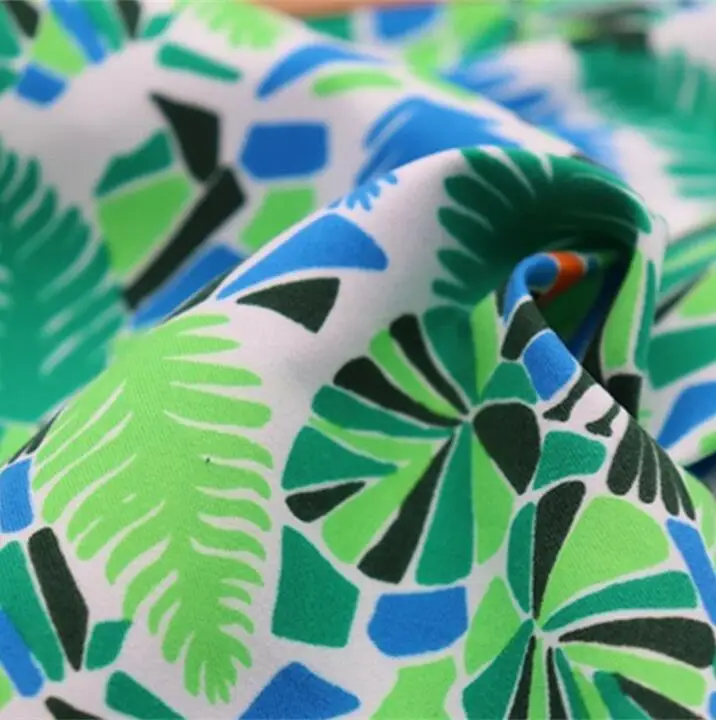 High quality new design peachskin fabric digital print waterproof polyester fabric