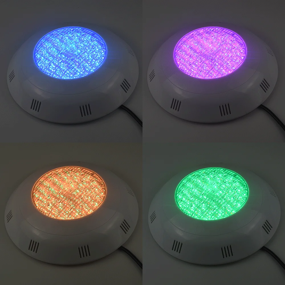 OEM Factory Underwater RGB IP68 Pool Lights Refined Surface Mounted Led Pool Lights Swimming Pool Light
