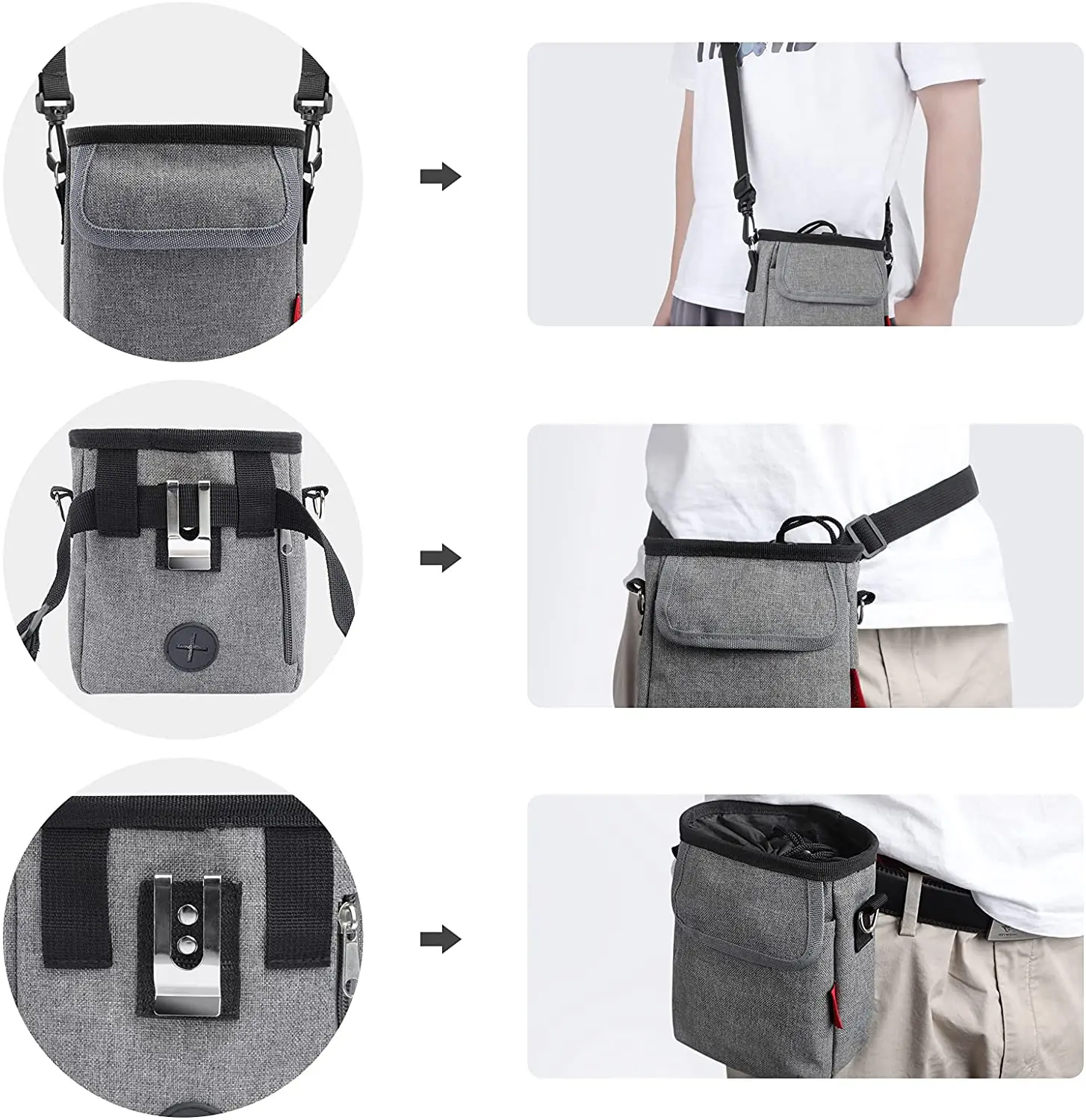 QQgift OEM на заказ сумка для собак прогулок и дрессировки щенков складная дорожная миска еды воды питомцев