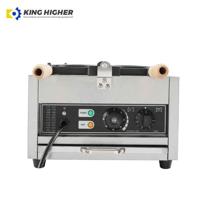 Professional Custom Coin Shaped Waffle Maker Machine with Custom Logo for Home Restaurant Use New Condition Retail Industries