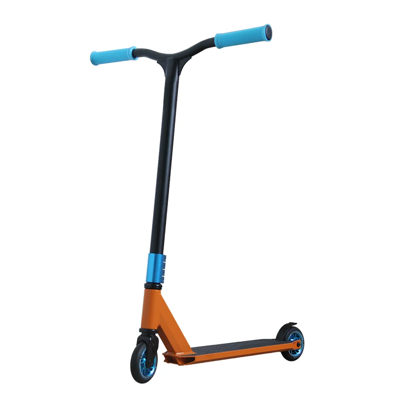 High Quality Aluminum Outdoor Pro Stunt Trick Kick Scooter With alloy core wheels
