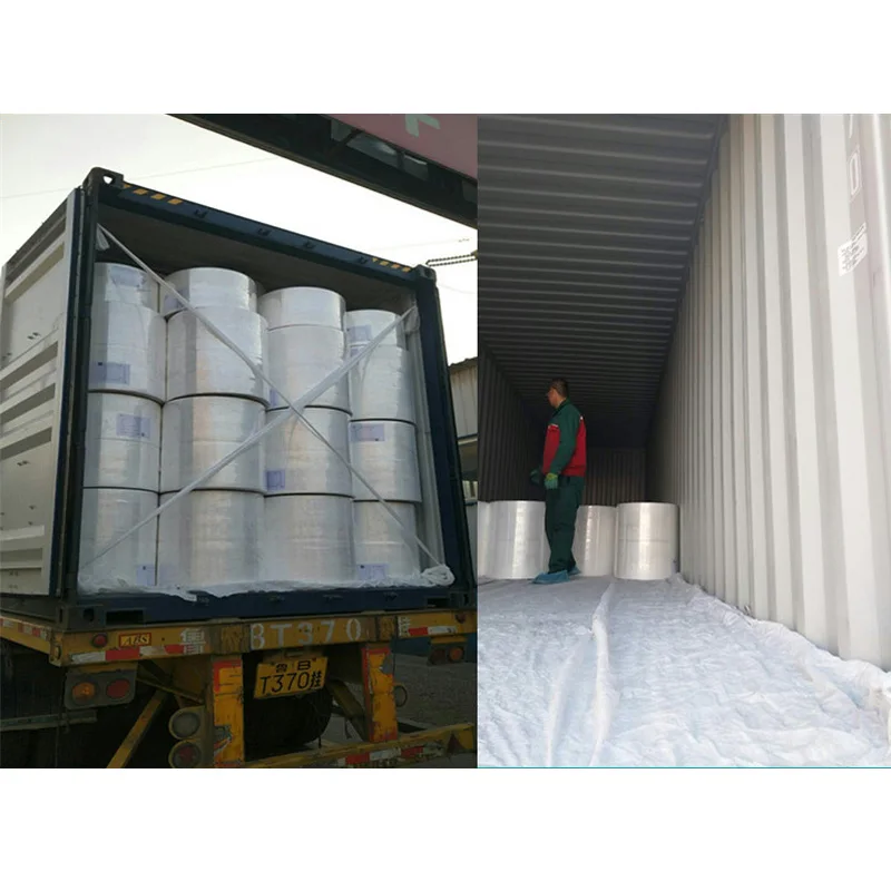 High Quality Soft SS White Blue Spunbond Nonwoven Fabric Top Layer for Face Mask Raw Materials