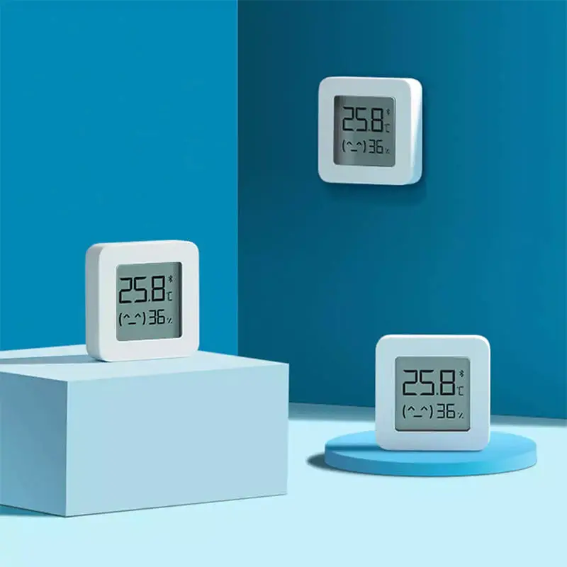 Xiaomi Mijia Thermometer 2 Temperature Humidity Sensor Moisture Meter Smart LCD Screen Digital Mijia App