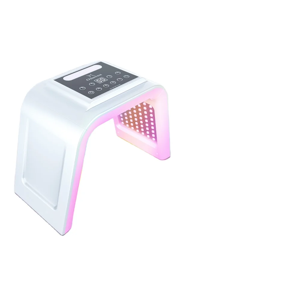 6 Colors LED Facial Mask Moisture Spray Spectrometer PDT Light Therapy Red And Blue Light Beauty Device