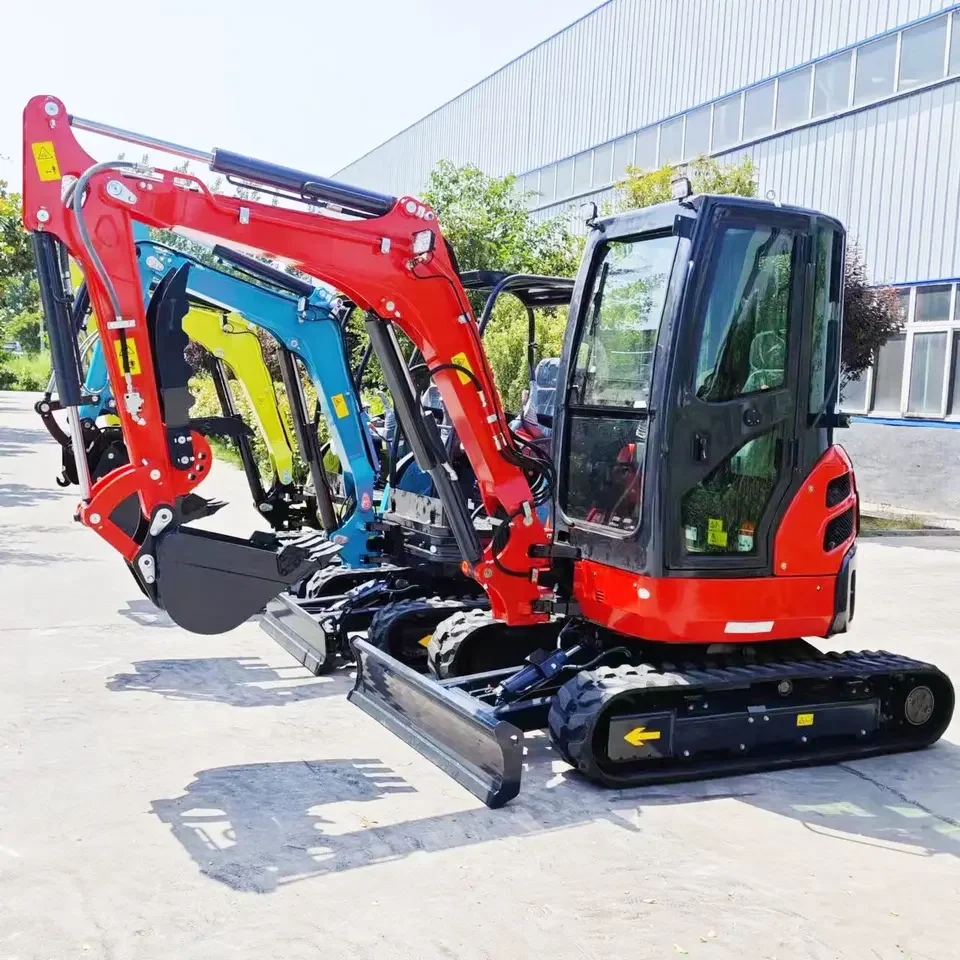 China factory New 3.5 ton Mini Excavator swing boom Agricultural Flexible Digger 2 Ton Mini Excavator