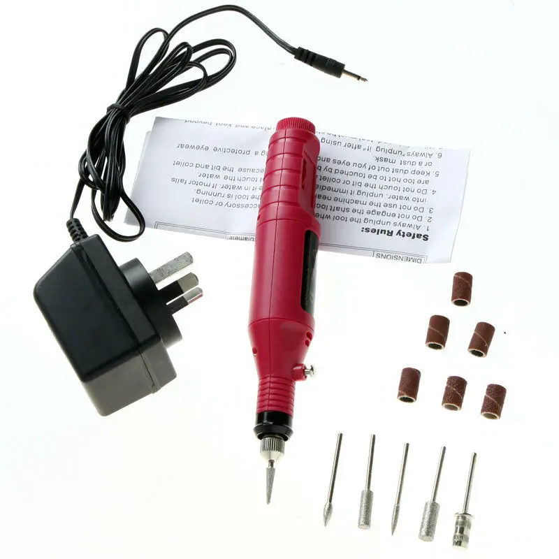 Best Selling Mini Manicure Set Polish Nail Machine Pen / Nail Drill Beauty for Nail Polish 0-13000rpm 50pcs/ctn 9W
