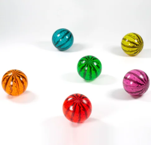 60mm color watermelon stretch ball floating water ball bouncing children toys