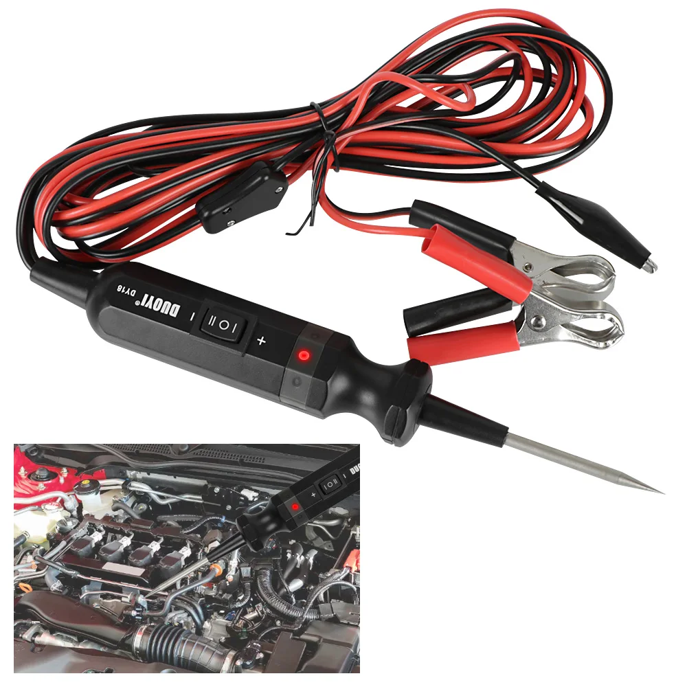 Short Finder Circuit Tester Polarity/Jumper Lead Electrical System Tester DY18 Car Probe Pen Test Diagnostic Tool