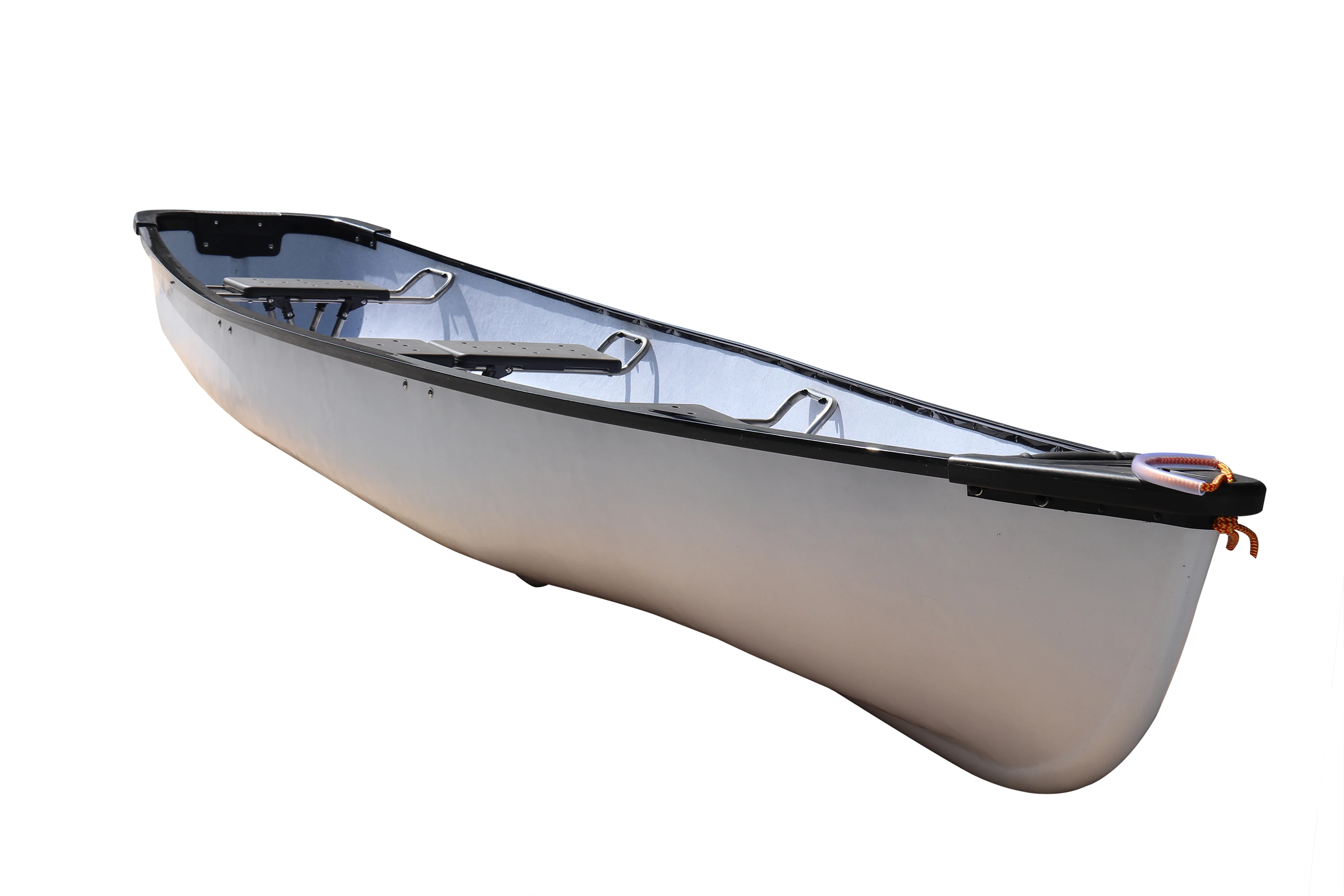 14.86ft 4.53m  Polyethylene Kayak Canoe with Paddles 3-4 person with rotomolded seat for family sport recreation