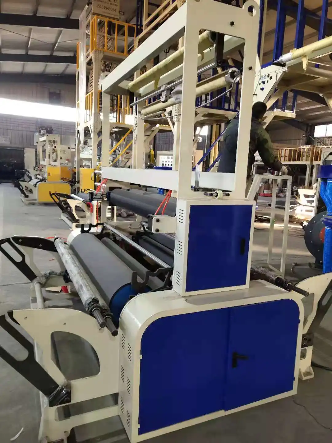 monolayer film blowing machine plastic extruder