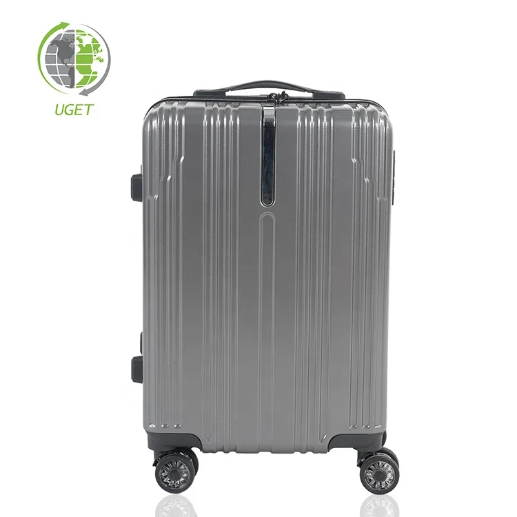 Free Sample Plastic Wholesale Cheap Air Carry Print Hardcase Luggage Sets On Luggage Set/Luggage Wholesale