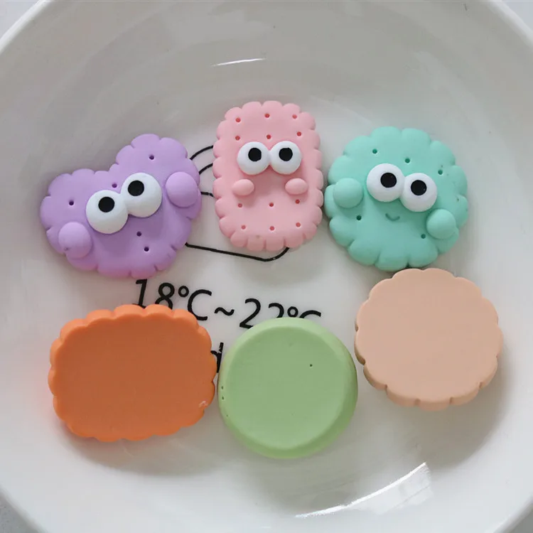 Phone case diy Hair accessories Handmade materials Water cup shoe buckle big eyes biscuit beads plastic resin charms