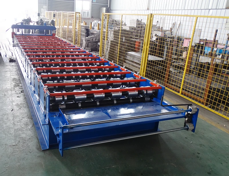 Cost Effective Galvanized Roofing Sheet Machine Double Layer Roll Forming Machinery tile making machinery