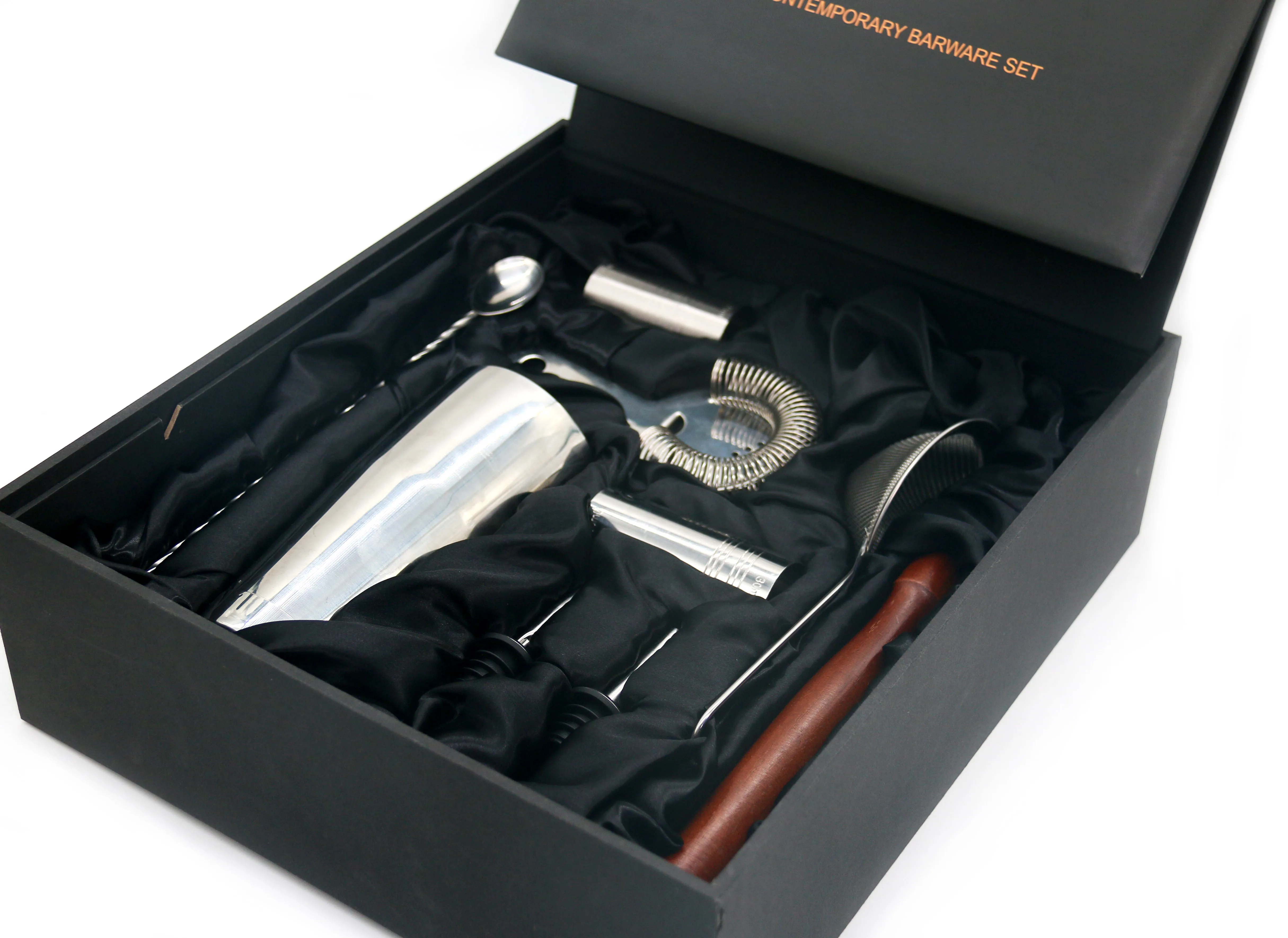 Boston Cocktail Set 10 Pieces -  Rectangular Gift Box