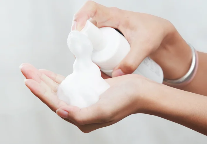 Korean Facial Pore Cleanser Foam for Skin Whitening