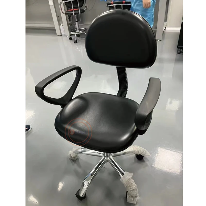 factory price esd industrial chair anti static working PU lab chair with arm rest