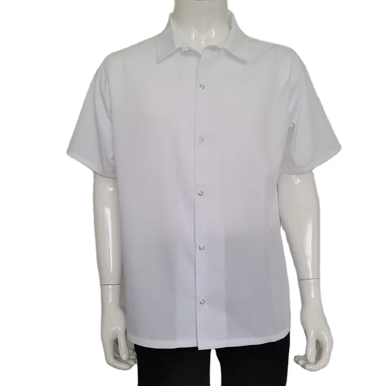 
Customized Fine plain Chef coat Chef Uniforms for Restaurant & Bar Polyester / Cotton 