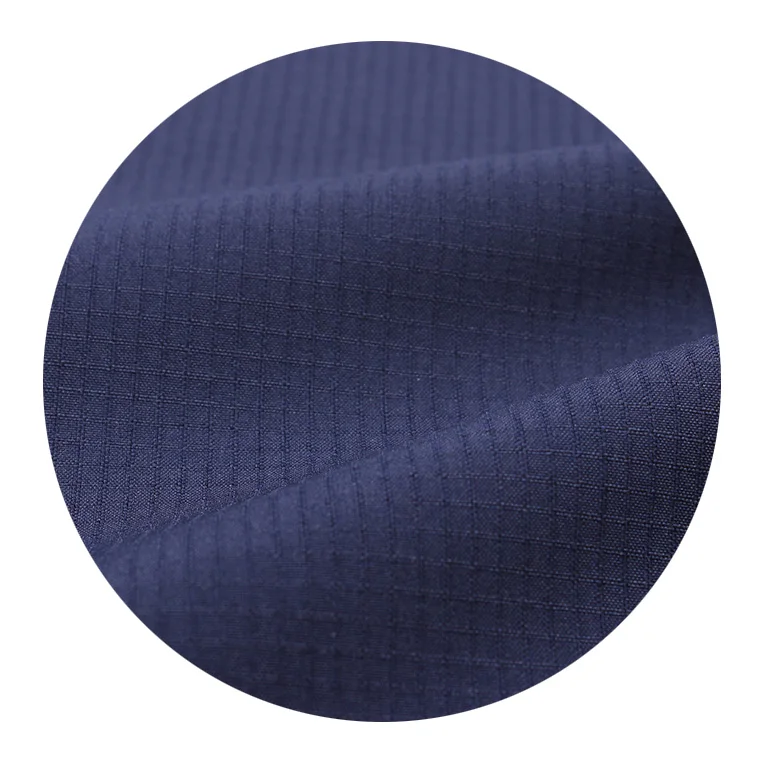 Hot Sale 75D Polyester double plaid elastic spandex fabric for Pizex