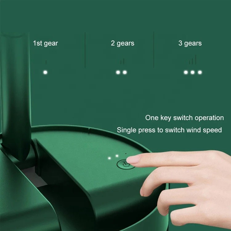 Factory wholesale Folding Portable Fan Floor Standing Fan USB Rechargeable Wireless Telescopic Fans with Promotional Gift Box