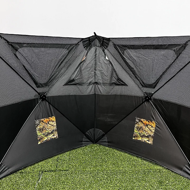 Pop Up Ground Blind Easy-Setup Hunting Blind for Deer Turkey Duck Dry Grass Camo
