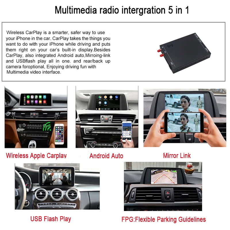 Au di C7 A6 Wireless Carplay Android Auto 12-18