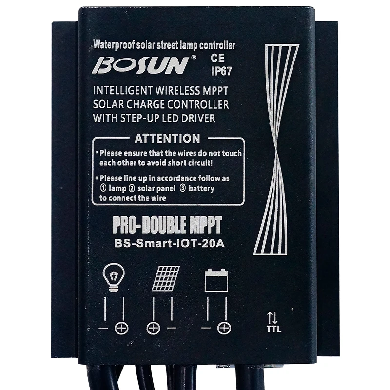 Lap 12V 24V 20A solar charge controller with LED driver for solar street light  Lithium battery