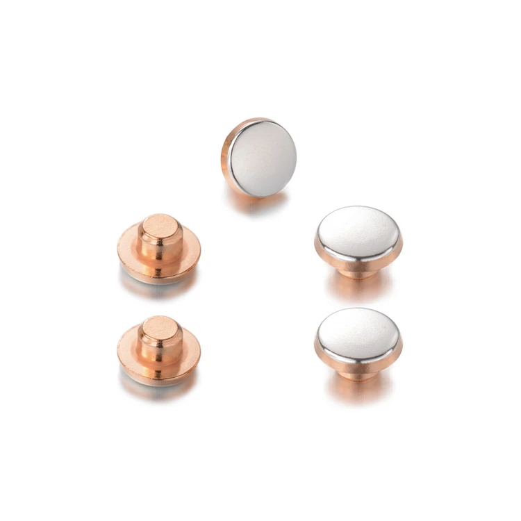 Best Quality Silver Rivets Flat Head Bimetal Electrical Contact Rivet For MCB