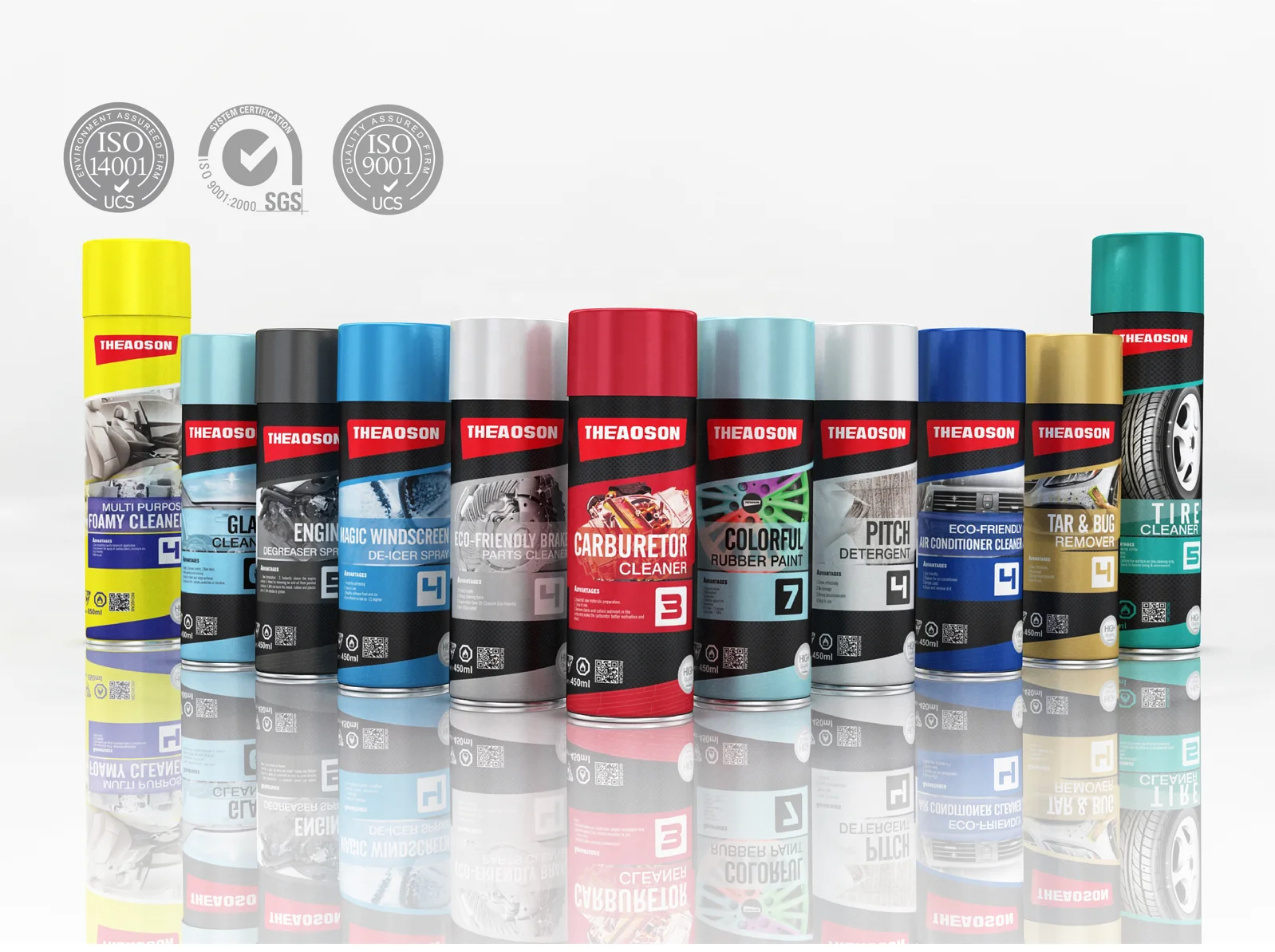 Theaoson Good quality and fast delivery Powerful Pitch Detergent Aerosol Paint