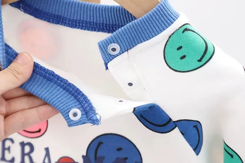 2023 spring and autumn season baby crawling suit long-sleeved pullover ha clothing onesie cute gorgeous can be worn