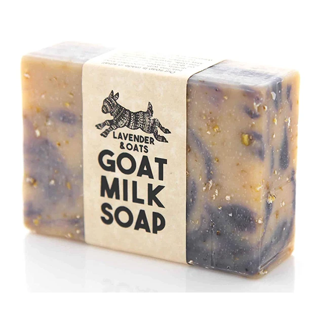 
Private Label Face Acne Remove Blackhead Brighten Skin Deep Cleansing Goat Milk Sea Salt Handmade Soap 