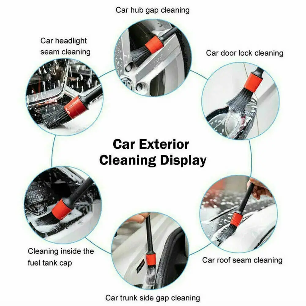 New Arrival Car Wash Tool Kit Car Cleaning Brush Set For Amazon Car Care & Cleanings Accessories