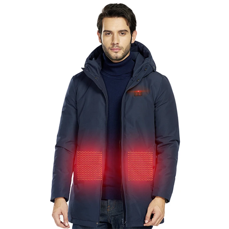 
High Quality Waterproof Intelligent Heating Heated Down Jacket 