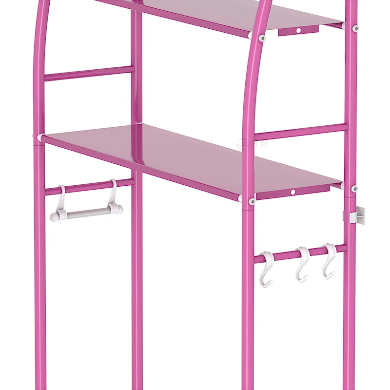 Factory High Quality Storage Rack Above Balcony Drum Washing Machine Three Layer Washing Machine Storage Rack Metal Carbon Steel