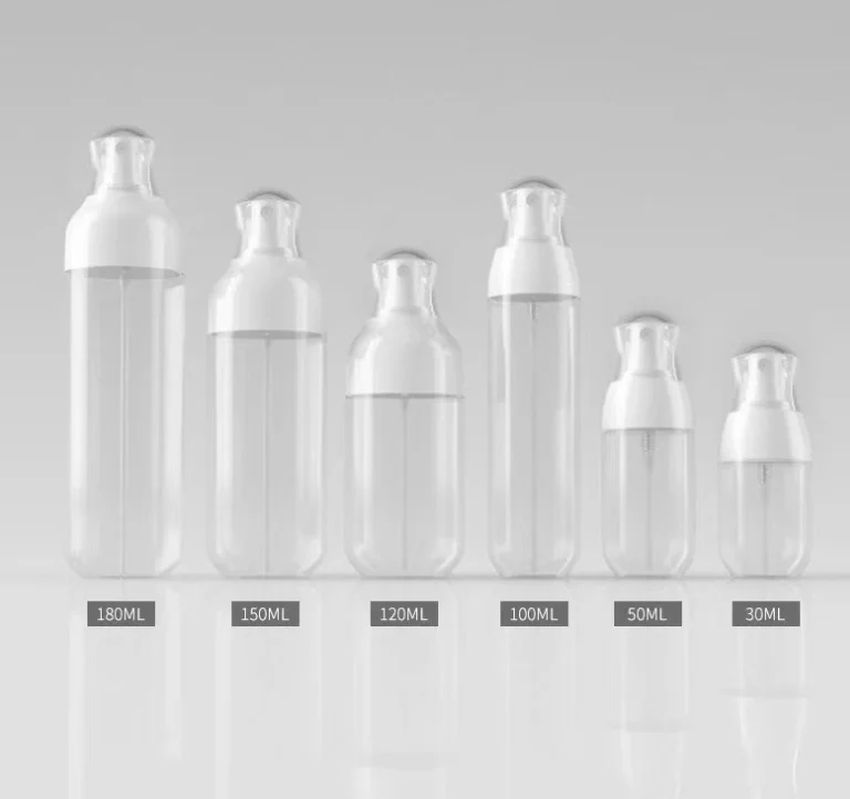 30ml 50ml 100ml 120ml 150ml 180ml white transparent lotion/spray bottle toner bottle cosmetic packing travel dispenser