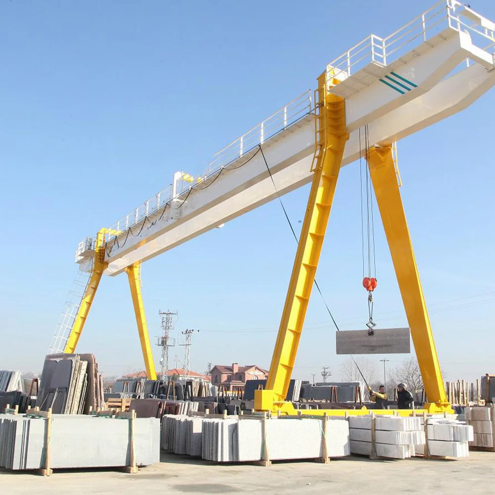 Customizable Steel Wheel Block 40 ton Winch Trolley Double Girder Gantry Crane