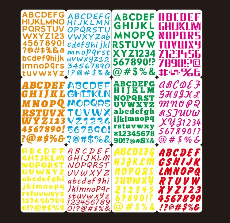 Новинка 2022, Лидер продаж, оптовая продажа, трафарет для детей с буквами домашних животных хорошего качества, для обучения