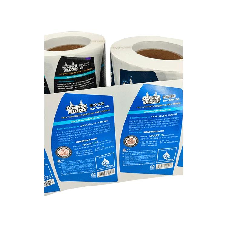 Customized Label Sticker Printing Waterproof And Box Custom Label Tags Custom Product Labels