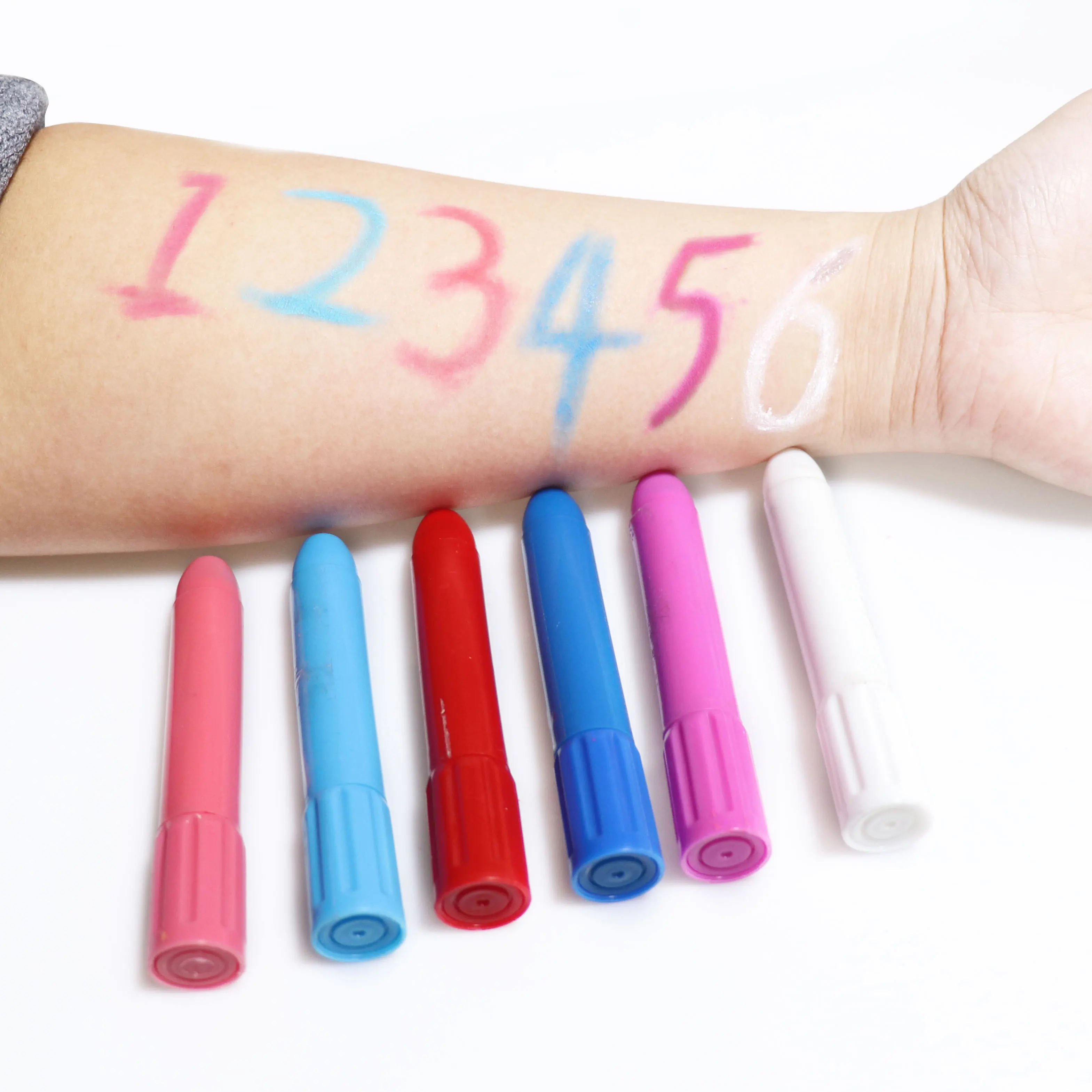 Face Paint Crayon 12 Color Sticks for Kids | Washable Twist Crayons For Kids Food Grade Painting